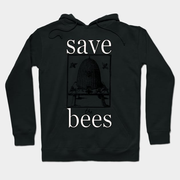 Save the Bees Vintage Hive Hoodie by ellanely